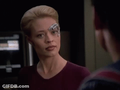 Woman With Robotic Eye Says You Certainly Are Full Of Horseshit Today GIF
