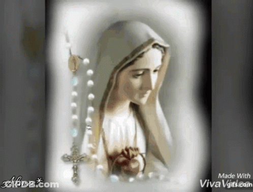 Woman With Rosary GIF