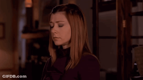 Woman With Serious Look GIF