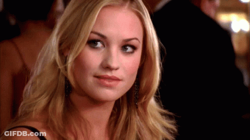 Woman With Serious Look GIF
