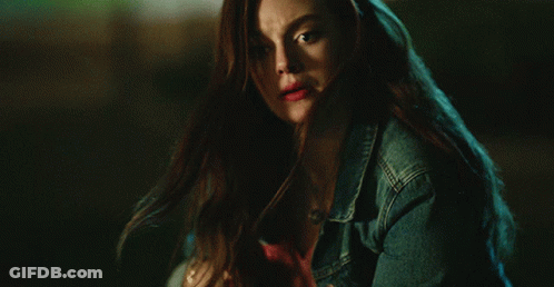 Woman With Serious Look GIF