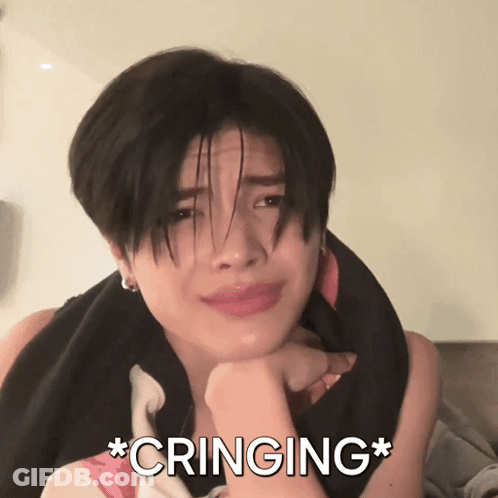 Woman With Short Hair Crying Cringing GIF