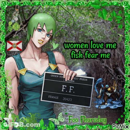 Woman With Sign Saying FF GIF