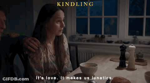 Woman With Soup Bowl Saying It's Love GIF