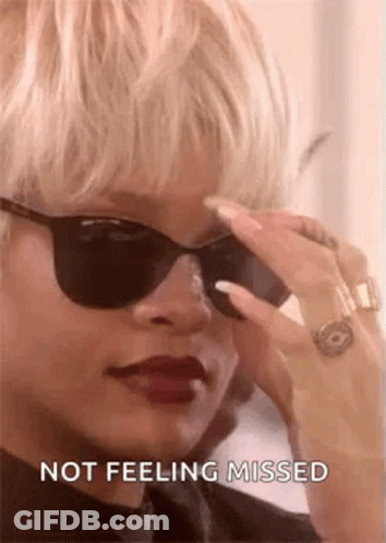 Woman With Sunglasses And Ring GIF
