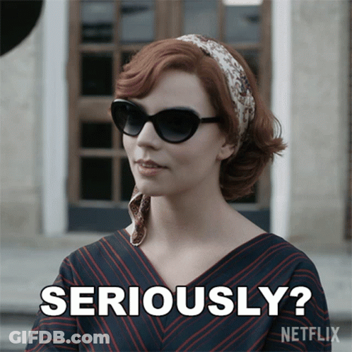 Woman With Sunglasses And Scarf Seriously Netflix GIF