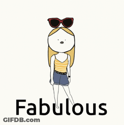 Woman With Sunglasses Fabulous GIF
