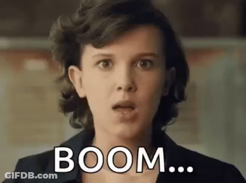 Woman With Surprised Look GIF