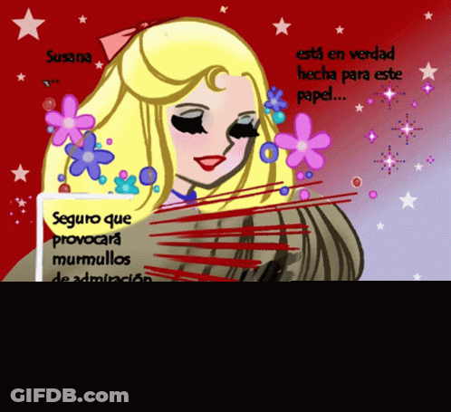 Woman With Susana Text GIF