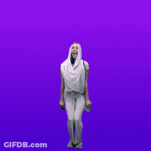 Woman With Tax Refund Sign GIF