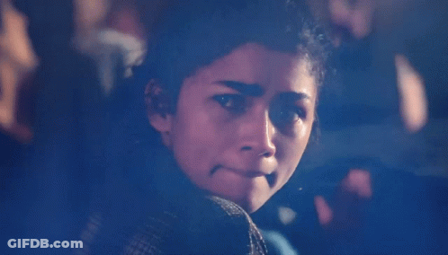 Woman With Tear On Face GIF