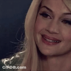 Woman With Tear Running Down Cheek GIF