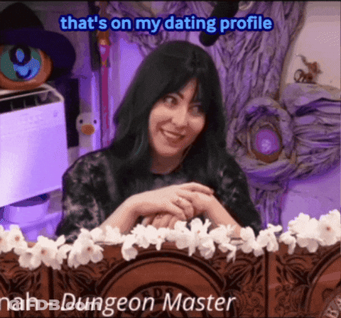 Woman With That's On My Dating Profile GIF