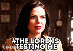 Woman With The Lord Is Testing Me On Face GIF