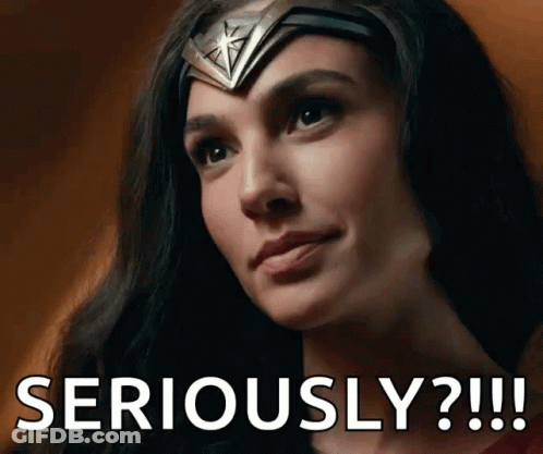 Woman With Tiara Saying Seriously GIF