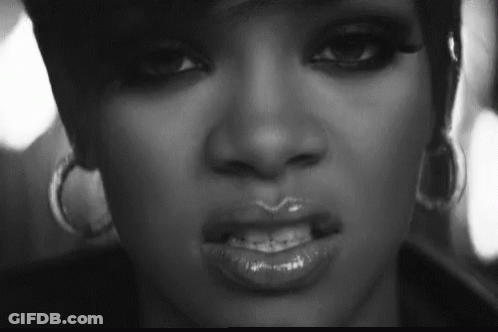 Woman With Tongue Out In Black And White GIF