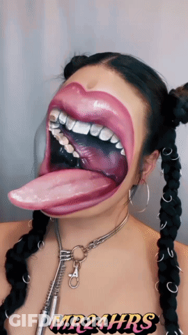 Woman With Tongue Out Mr24hrs GIF