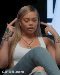 Woman With TT Tattoo GIF