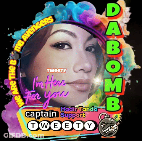 Woman With Tweety I'm Here For You Captain Support GIF