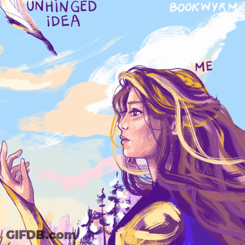 Woman With Unhinged Idea GIF