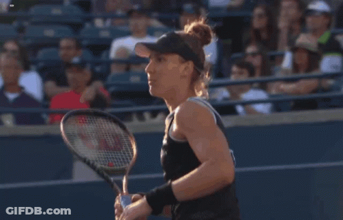 Woman With Visor Saying Sazto GIF