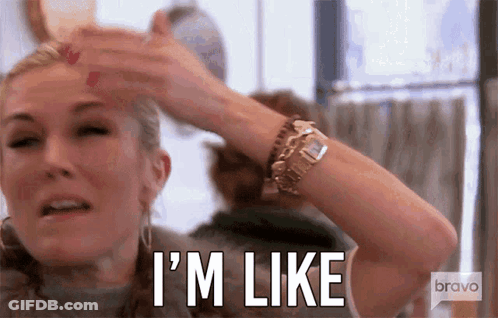 Woman With Watch Says I'm Like GIF