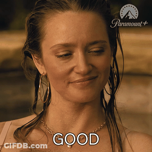 Woman With Wet Hair Paramount Logo GIF