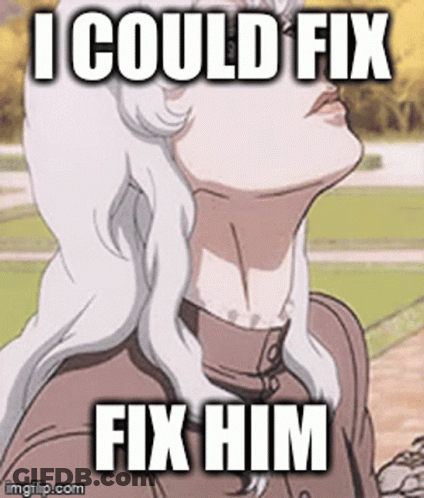 Woman With White Hair Saying I Could Fix Him GIF