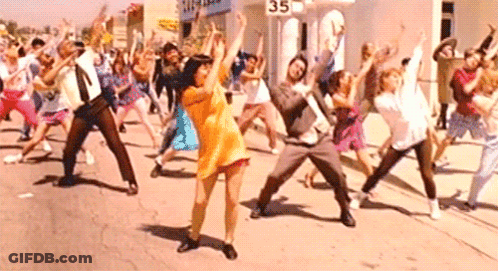 Woman With Word Bjork GIF