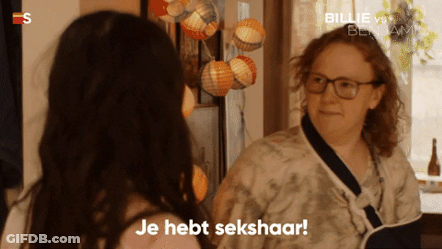 Woman Woke Up With Crazy Hair GIF