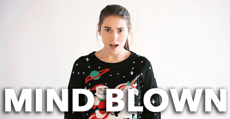Woman Wowza Mind Blown GIF