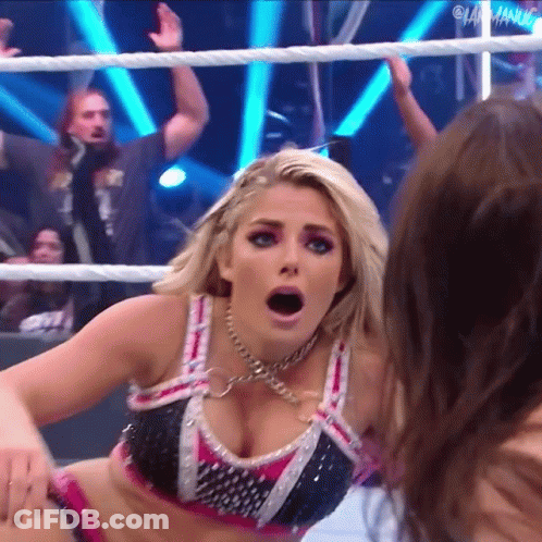 Woman Wrestling In Ring GIF
