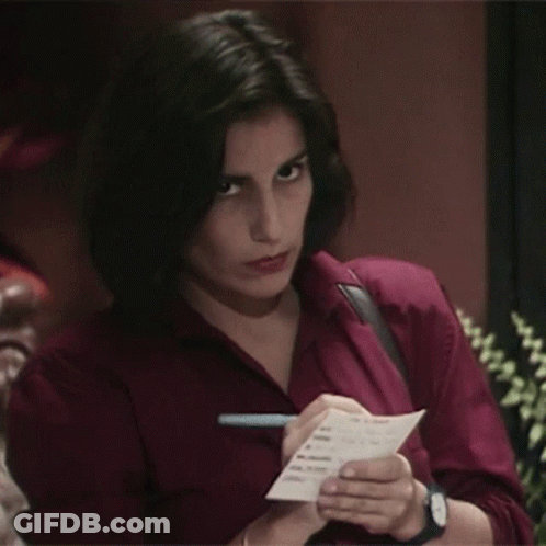 Woman Writing On Paper GIF