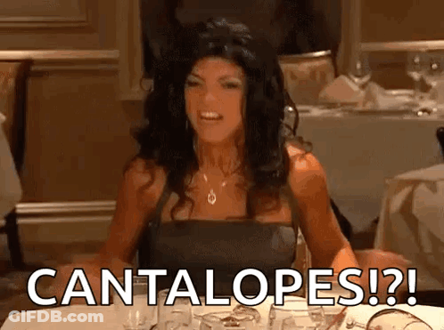 Woman Yelling At Camera In Restaurant GIF