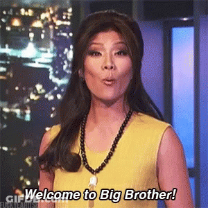 Woman Yellow Dress Saying Welcome Big Brother GIF