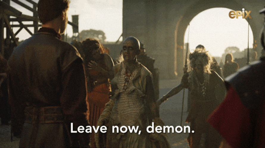 Woman You Need To Leave Now Demon GIF