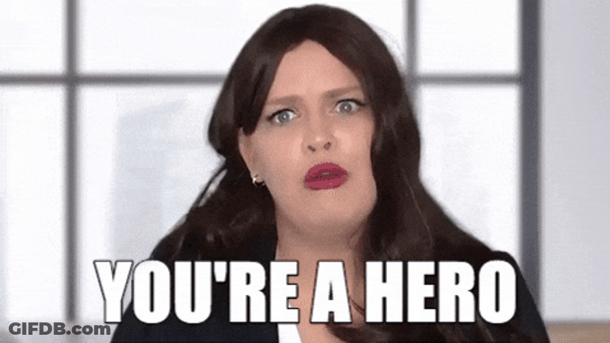 Woman You're Hero Real Mvp GIF