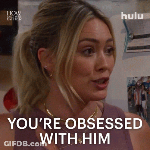 Woman You're Obsessed With Him Hulu Ad GIF