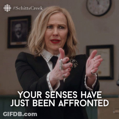 Woman Your Senses Have Just Been Affronted GIF