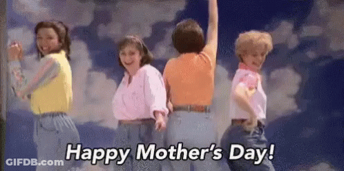 Women Dancing Happy Mothers Day GIF