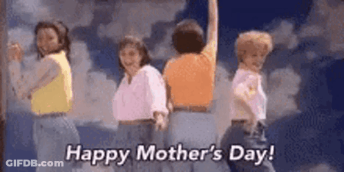 Women Dancing Happy Mothers Day GIF