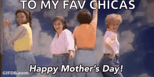 Women Dancing Happy Mothers Day GIF
