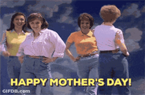 Women Dancing Happy Mothers Day GIF
