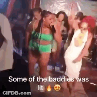 Women Dancing In Club Some Of The Baddies Was Lit GIF
