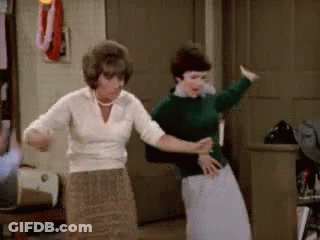 Women Dancing In Room GIF