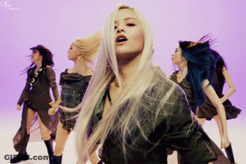 Women Dancing On Purple Background Ol GIF
