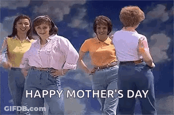 Women Dancing Under Blue Sky GIF