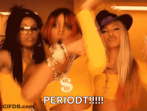 Women Dancing With Dollar Sign Shirt GIF