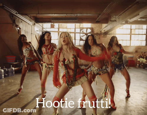 Women Dancing With Hootie Frutti GIF
