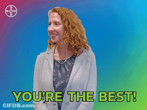 Women Giving High Five Saying Youre The Best GIF